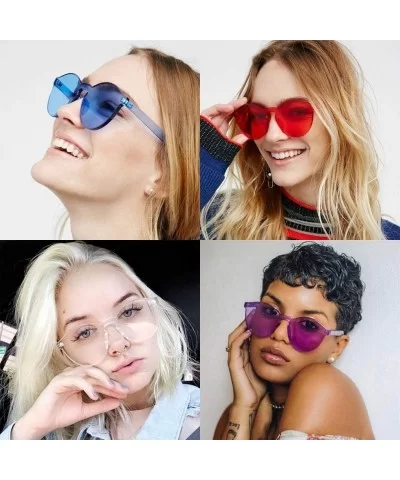 Unisex Fashion Candy Colors Round Outdoor Sunglasses Sunglasses - Dark Blue - C6190L30RYK $24.68 Round