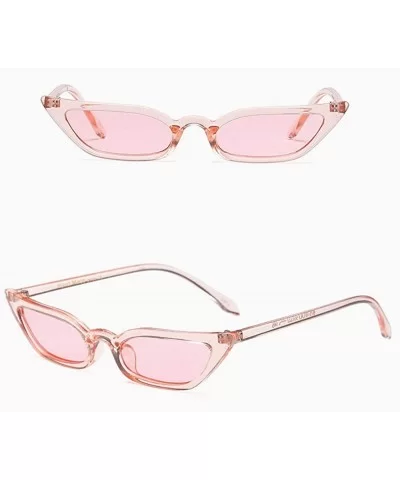 Vintage Cat Eye Sunglasses Retro Small Frame Uv400 Eyewear Fashion Ladies - Pink - CP18RYSYEHY $13.33 Cat Eye