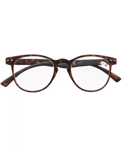 Retro Round Reading Glasses Women - Tortoise - CK18KC25UMT $12.49 Round