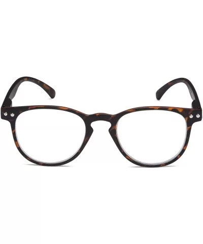 Retro Round Reading Glasses Women - Tortoise - CK18KC25UMT $12.49 Round