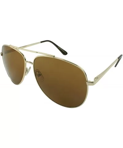 Classic Metal Aviator Sunglasses with Gradient Lens 21062S-AP - Gold/Ap2 Lens - CO12I8XQDU3 $13.19 Aviator