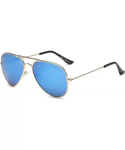 PC Lens Sunglasses UV Protection Sunglasses Metal Frame Aviator Glasses 3025 - Cw02-b07 - CU18HC56WGI $26.43 Oversized