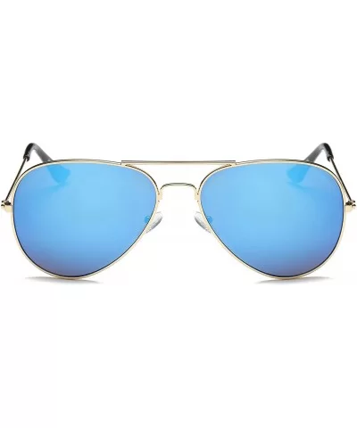 PC Lens Sunglasses UV Protection Sunglasses Metal Frame Aviator Glasses 3025 - Cw02-b07 - CU18HC56WGI $26.43 Oversized