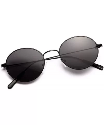 Retro Classic Luxury Mirror Round Sunglasses Men Sun Glasses Women Vintage Metal Frame Lens Eyewear UV400 - 1 - C1198ZN5DIW $...