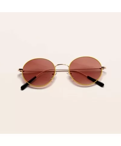 Retro Classic Luxury Mirror Round Sunglasses Men Sun Glasses Women Vintage Metal Frame Lens Eyewear UV400 - 1 - C1198ZN5DIW $...