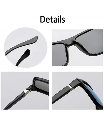 Fashion Polarized Sunglasses for Men Outdoor UV Protective Glasses Casual Sunglasses for Cycling Fishing Driving - CB18NI7LQ8...