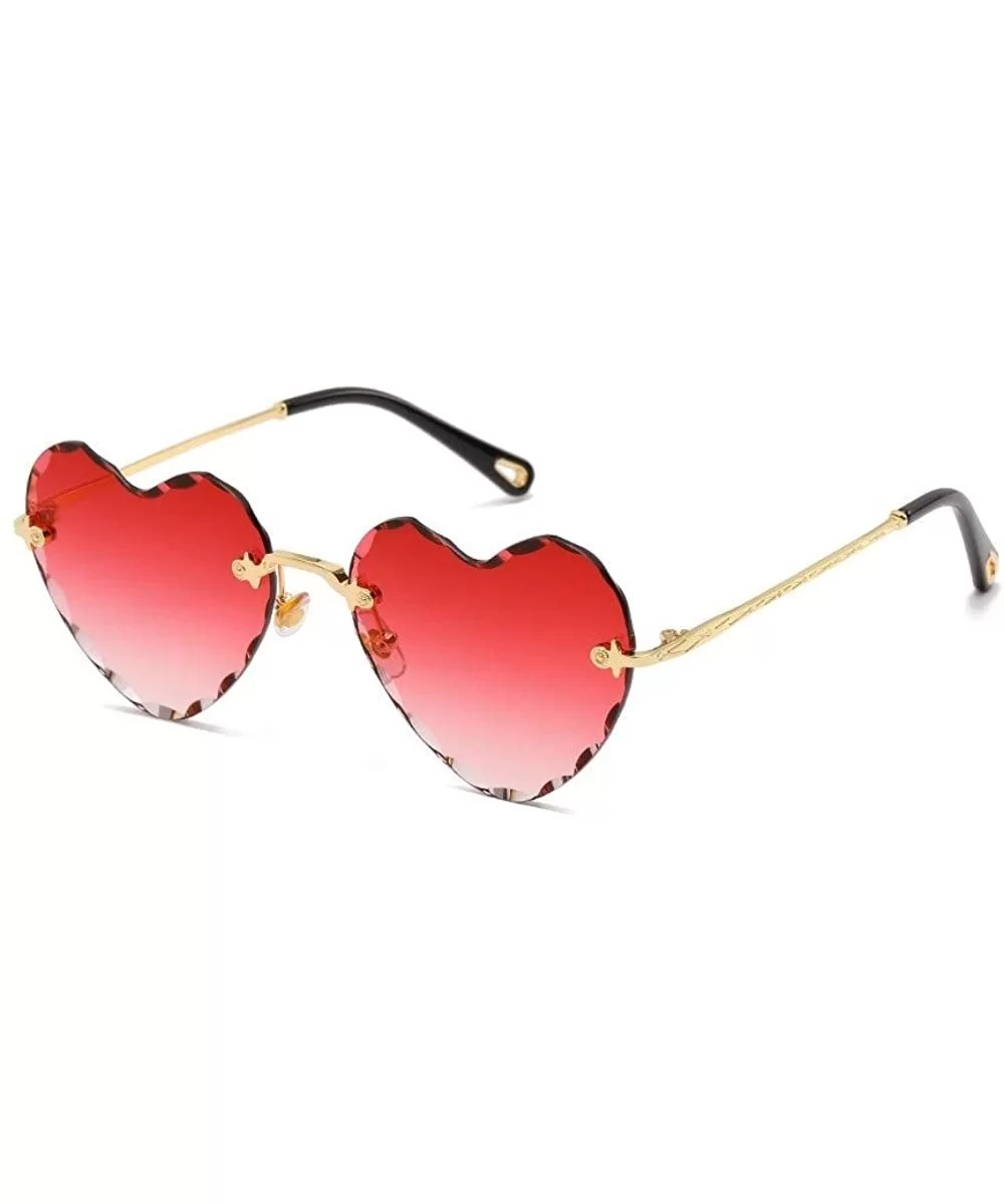 Cut-Off Sunglasses Frameless Ocean Piece New Modern Love Sunglasses New Sunglasses - CD18SO4DMGZ $42.42 Sport