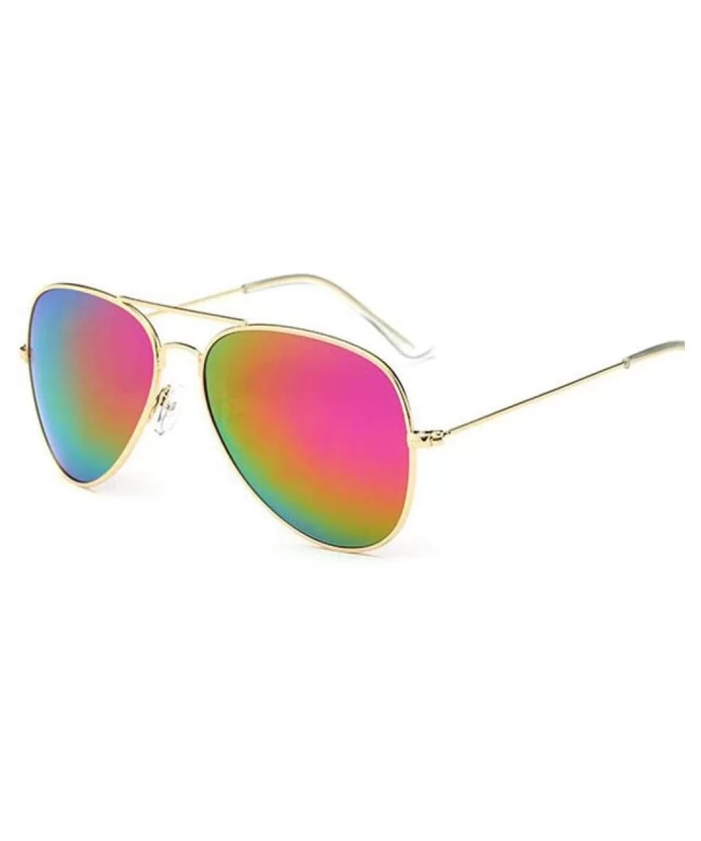 Classic Polarized Aviation Sun Glasses Eyewear Pilot Sunglasses Suitable Men/Women (Color 7) - 7 - C21997LHDLD $65.93 Round