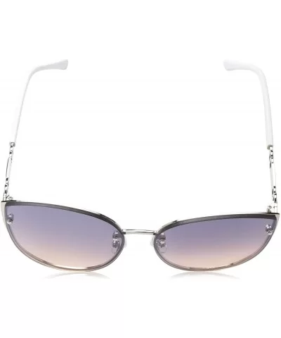 womens R3285 Cat-Eye Sunglasses - Silver White - CD18O39MS0Z $47.72 Cat Eye