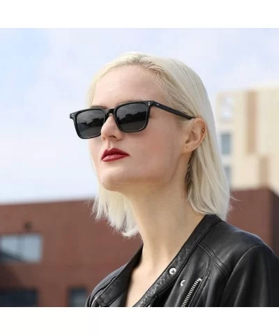 NDG OV5031 Unisex Classic Square Polarized Sunglasses Retro Sun Glasses for Men and Women Color Frame - CS18YCXIMZT $54.28 Sq...