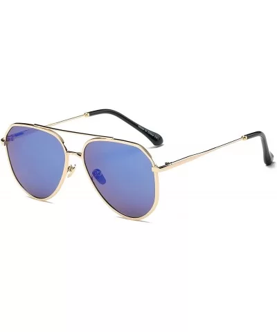 Women's 'Lulu' 57mm Aviator Designer Sunglasses - C018C9SSL2A $39.37 Oversized