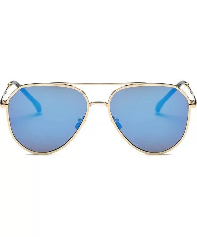 Women's 'Lulu' 57mm Aviator Designer Sunglasses - C018C9SSL2A $39.37 Oversized