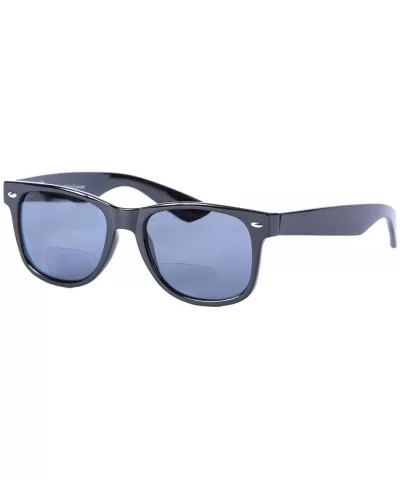 Polarized Sunglasses with Nearly Invisible Line Bifocal for Men and Women - Gloss Black - CX12K7Z6L39 $46.98 Sport