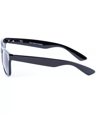 Polarized Sunglasses with Nearly Invisible Line Bifocal for Men and Women - Gloss Black - CX12K7Z6L39 $46.98 Sport