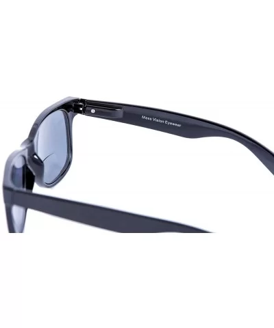 Polarized Sunglasses with Nearly Invisible Line Bifocal for Men and Women - Gloss Black - CX12K7Z6L39 $46.98 Sport