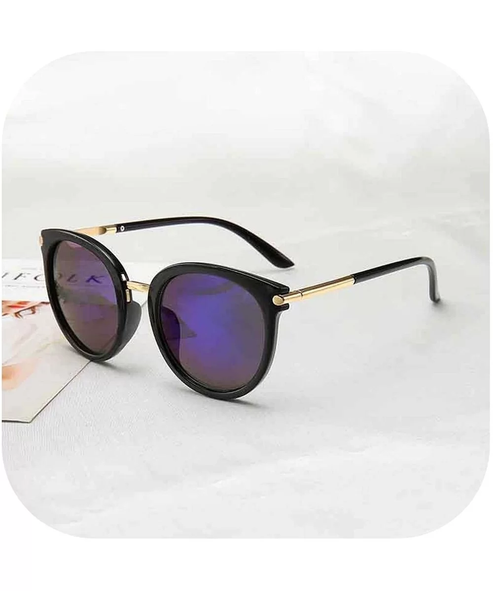 2019 New Sunglasses Women Driving Mirrors Vintage Reflective Flat Lens Sun Glasses Female Oculos UV400 - C4 - C0199CMSDEO $25...