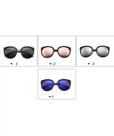 2019 New Sunglasses Women Driving Mirrors Vintage Reflective Flat Lens Sun Glasses Female Oculos UV400 - C4 - C0199CMSDEO $25...