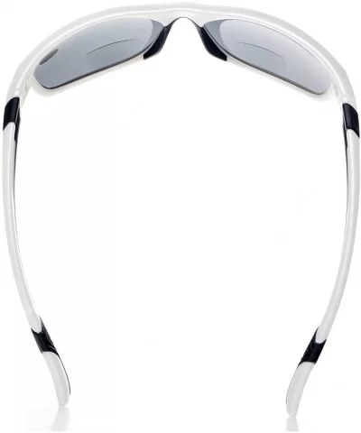 Sports Bifocal Sunglasses Lightweight TR90 Frame for Women Outdoor Readers - White - C818C3L5Y8L $18.85 Wrap