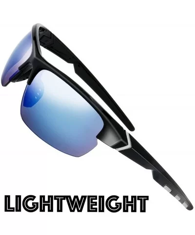 Designer Fashion Sports Sunglasses for Baseball Cycling Fishing Golf Superlight Frame - S506-shiny Black - CB18ELAH6SL $25.10...