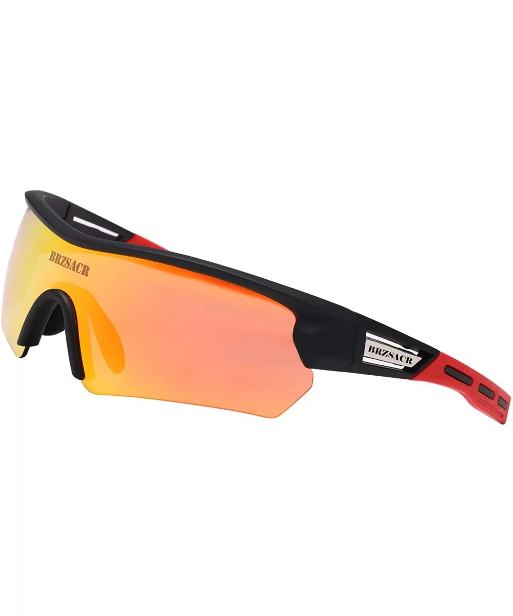 Polarized sports sunglasses - 4 interchangeable lenses - bicycles - running-fishing - golf - baseball glasses - CB18YOYHOOG $...