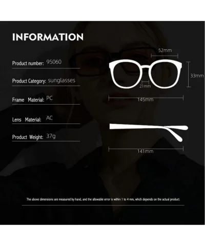Sunglasses Fashion Gradient Rectangle Glasses - Leopard - C0198G4WKG9 $20.39 Square