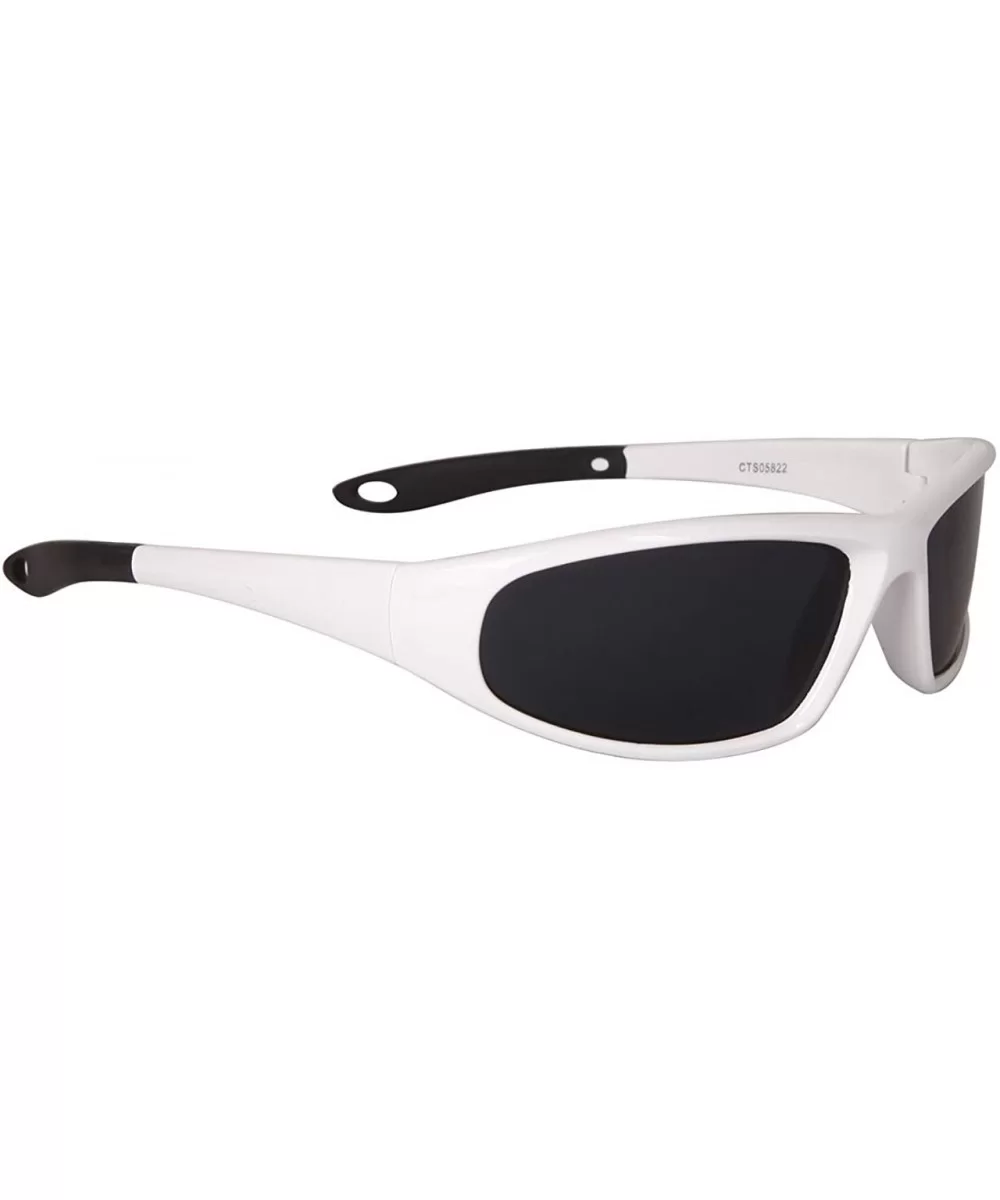FULL FRAME POLARIZED SUNGLASSES - Style OF9718 - Four Colors Available - White - CO1853S6MGI $11.74 Sport