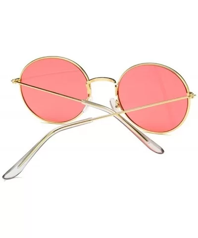 Retro Oval Sunglasses Men Women Er UV400 Vintage Metal Frame Sun Glasses FeFashion Lunette De Soleil Femme - CL198AI7X44 $46....