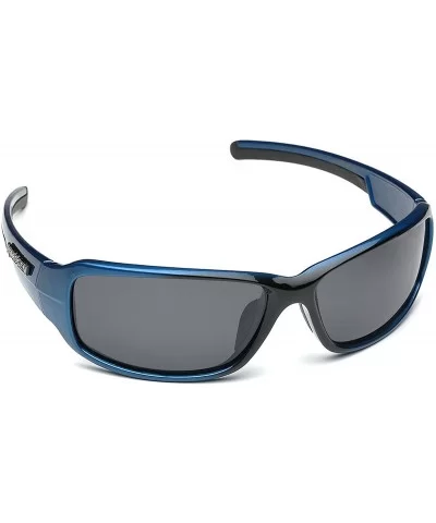 Driving Fishing Polarized Wrap Around Sports Sunglasses - Blue - CR11OXK1S29 $16.27 Rectangular