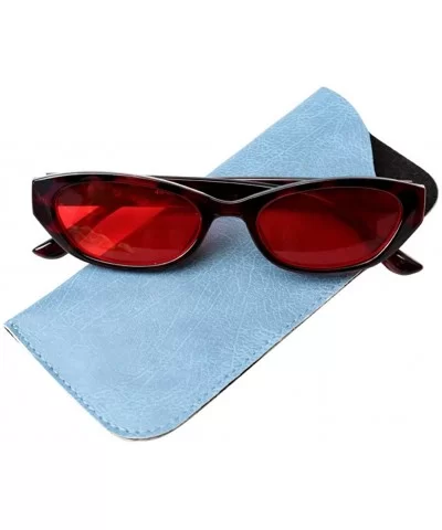 Womens Anti-Blue Light Small Cat Eye Cute Reading Glasses - Tortoise Frame/Red Lenses - CK18XOMGQZG $12.42 Cat Eye