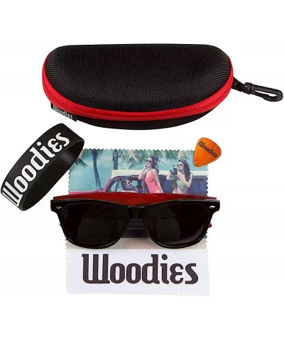 Rose Wood Sunglasses with Polarized Lenses - C512LWTG3YL $46.19 Wayfarer