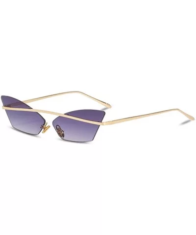2019 new sunglasses- cat eye sunglasses- ladies face fashion frame sunglasses - F - C618SLRY8ZS $68.87 Aviator