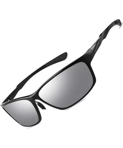 Polarized Sunglasses for Men and Women- Al-Mg Metal Frame Ultra Light 100% UV Blocking Sports Sun glasses - C6194SRLOX6 $36.0...