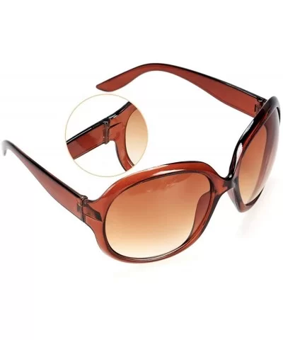 Women's Retro Vintage Sunglasses Shades Oversized Designer Lens Outdoor Driving Eyewear Glasses Sunglasses - C818RRZ64NT $16....