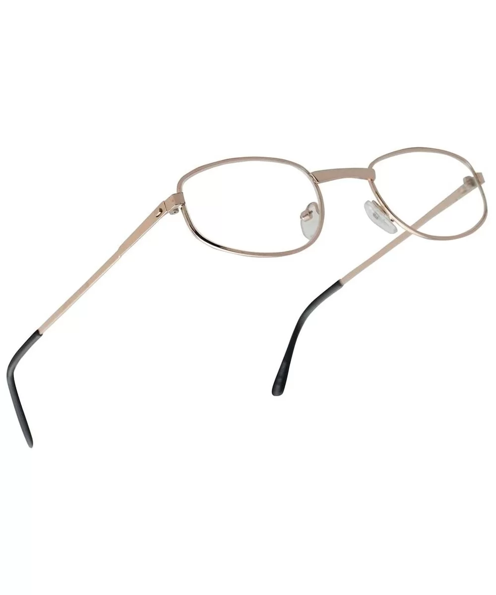 Classic Nearsighted Distance Negative Strengths - Gold Frame - C618R9Y9X30 $24.81 Aviator