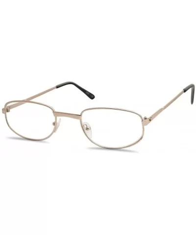 Classic Nearsighted Distance Negative Strengths - Gold Frame - C618R9Y9X30 $24.81 Aviator