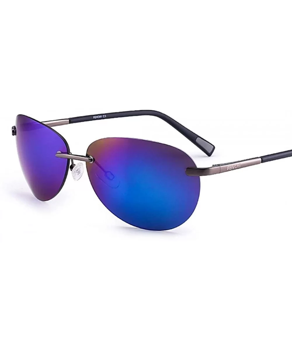 Driver Men's Sunglasses - Vintage Casual Polarized Sunglasses - A - C518RX3A3UG $92.92 Aviator