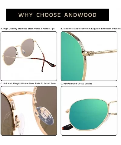 Round Sunglasses Circle for Women Small Polarized Men Retro Trendy Vintage Sun Glasses JADE - CA18WO6MNHX $17.26 Round