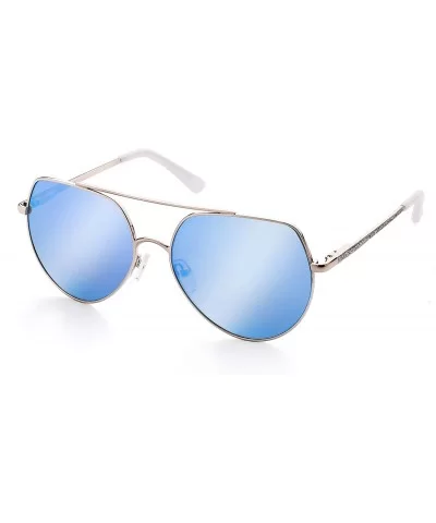 Aviator Sunglasses for Women - UV400 Protection - Fashion Glitter Metal Frame - Lightweight - with Case - CN189TTMLLG $15.38 ...