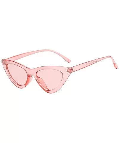 Women Goggles Cat Eye Glasses Vintage Style Retro Classic Sunglasses - B - CU18Q2OWAAY $9.67 Round