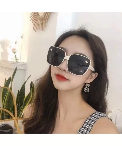 Oversized Sunglasses Gradient Glasses Sunglasseselegant - White - CM197CSUAC7 $38.71 Oversized