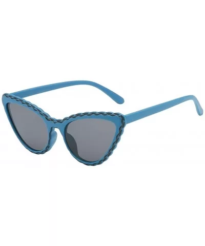 Retro Vintage Sunglasses For Women Cat Eye Shape Plastic Frame Glasses Outdoor Eyewear Stylish Sun Glasses - B - C618RUKXCG8 ...