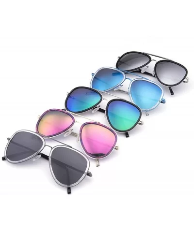 Mutil-typle Fashion Sunglasses for Women Men Made with Premium Quality- Polarized Mirror Lens - CO19424T0AQ $13.94 Aviator