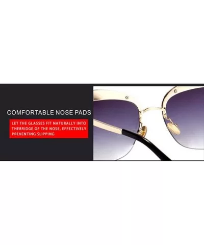 New sunglasses - women's retro vintage half metal frame cat eye sunglasses - C - C618SL5EK9R $58.37 Cat Eye