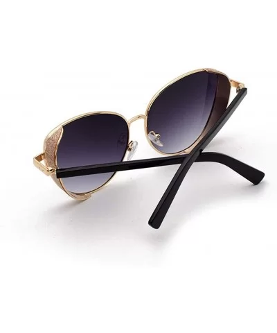 Polarized Protection Sunglasses Cat Eye Sunglass - Black - CD1902Y6WDK $16.26 Oversized