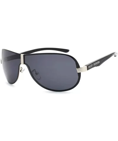 Aluminum Polarized Driving Sunglasses For Men Glasses YA494 C1BOX - Ya494 C1box - CQ18XGEAIDH $25.33 Oversized
