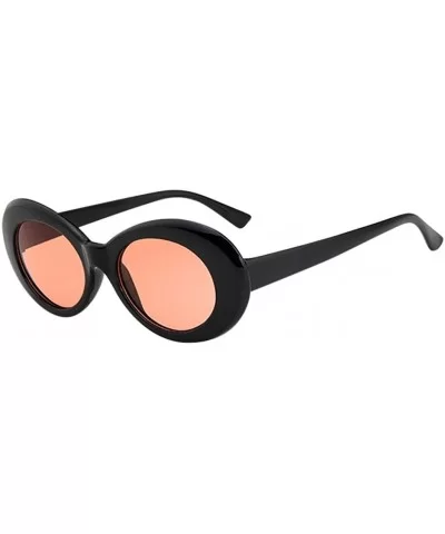 Women's Men Sunglasses-Vintage Clout Oval Shades Sunglasses Eyewear - G - CR18E4OLK7D $11.25 Aviator