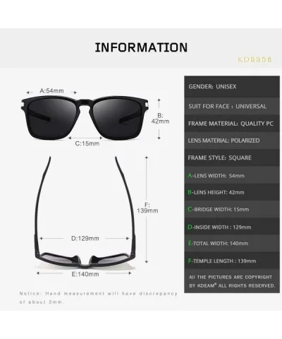 Unisex-Fit Design Sunglasses Polarized Clean Look Shatter-resistant Sun C5 - C5 - CP18YQWERUH $20.60 Aviator