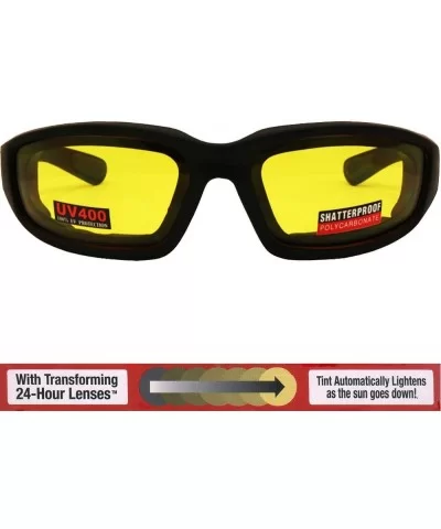 Eyewear Men's Kickback 24 Sunglasses with Photochromic Color Changing Lenses - Yellow - C611CYY0KIT $43.97 Goggle