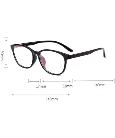 TR90 Blue Light Blocking Glasses Frame Computer Game Eyewear Blocking Blue Light - Leopard - CQ18CAHDOA0 $18.58 Square