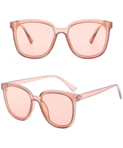 Sunglasses Oversized Lightweight - Pink - CP194XMTM6O $10.18 Square